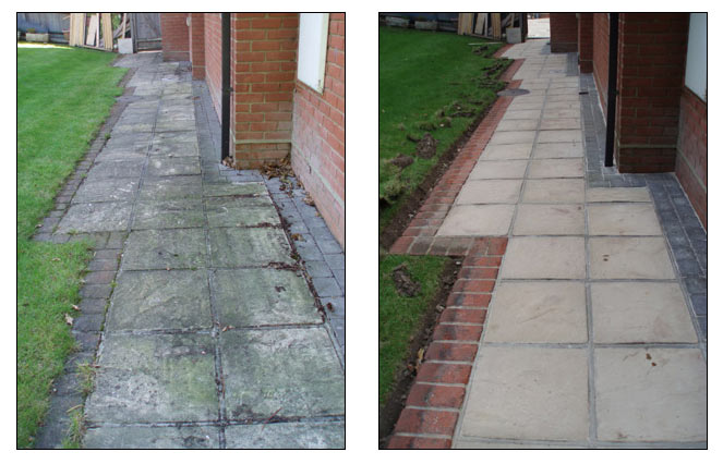 Driveway jet-wash & seal — Romford